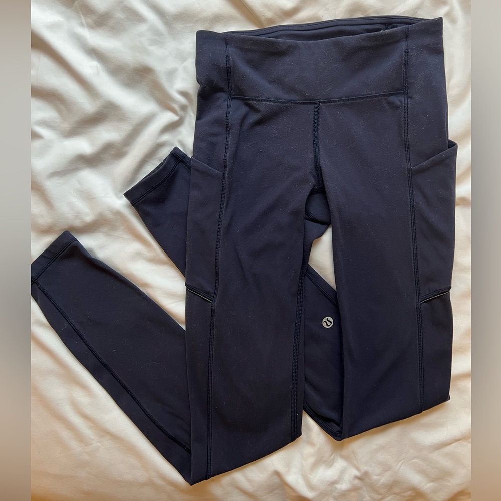 Navy blue lululemon leggings
